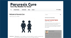 Desktop Screenshot of paruresiscure.com