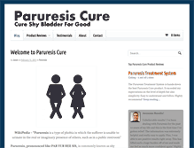 Tablet Screenshot of paruresiscure.com